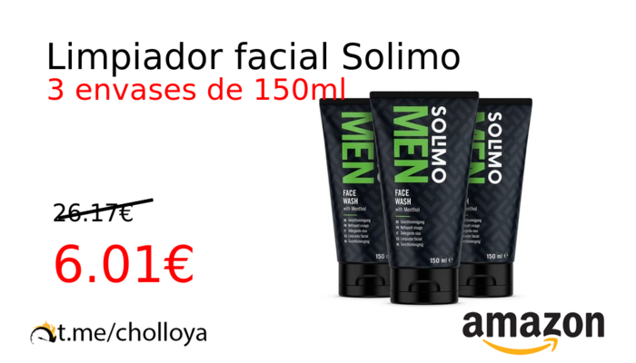 Limpiador facial Solimo