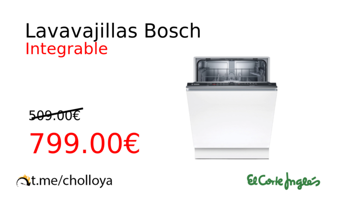 Lavavajillas Bosch