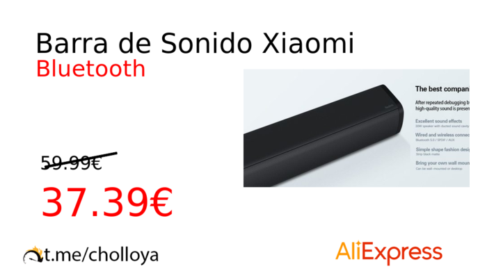 Barra de Sonido Xiaomi