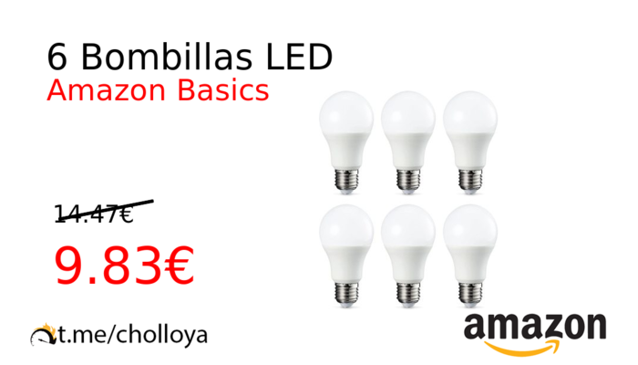 6 Bombillas LED