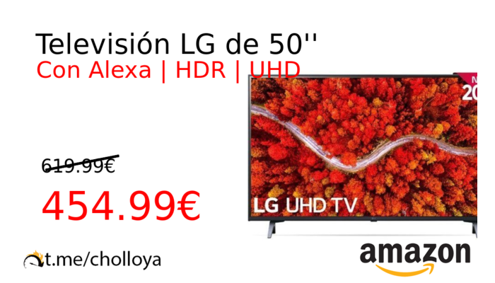 Televisión LG de 50''