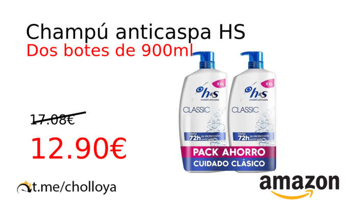 Champú anticaspa HS