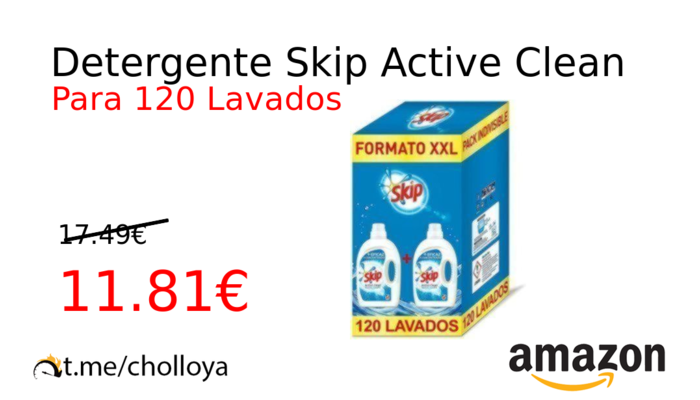 Detergente Skip Active Clean