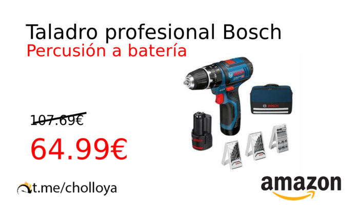 Taladro profesional Bosch