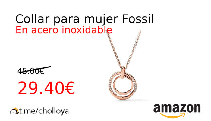 Collar para mujer Fossil