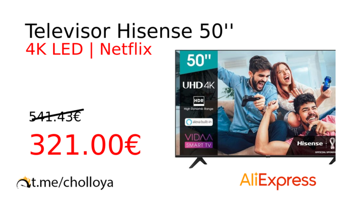 Televisor Hisense 50''