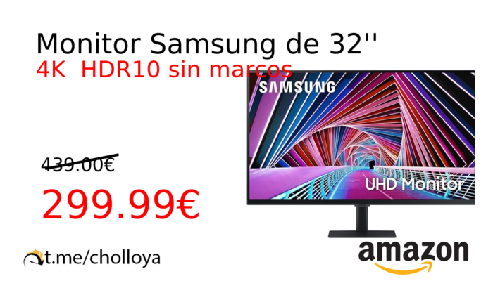 Monitor Samsung de 32''