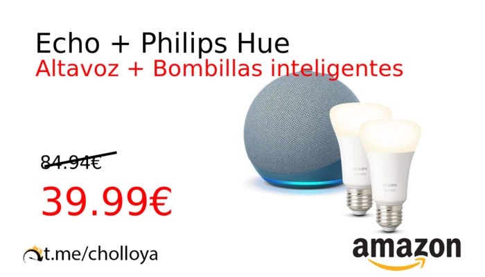 Echo + Philips Hue