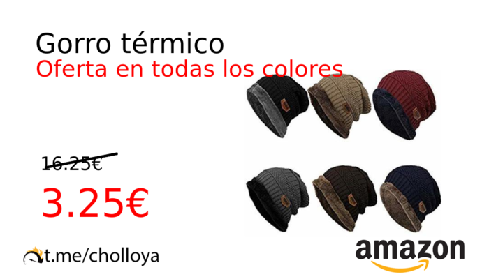 Gorro térmico 