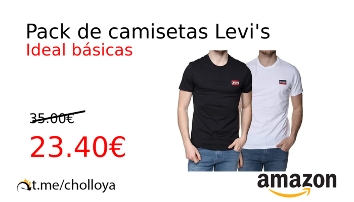 Pack de camisetas Levi's