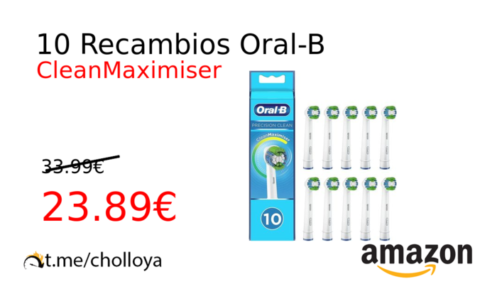 10 Recambios Oral-B