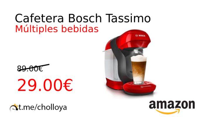 Cafetera Bosch Tassimo