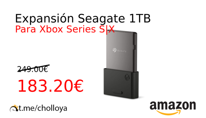 Expansión Seagate 1TB