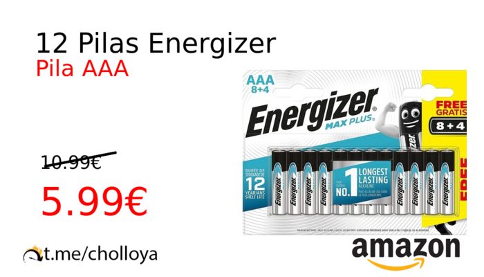 12 Pilas Energizer