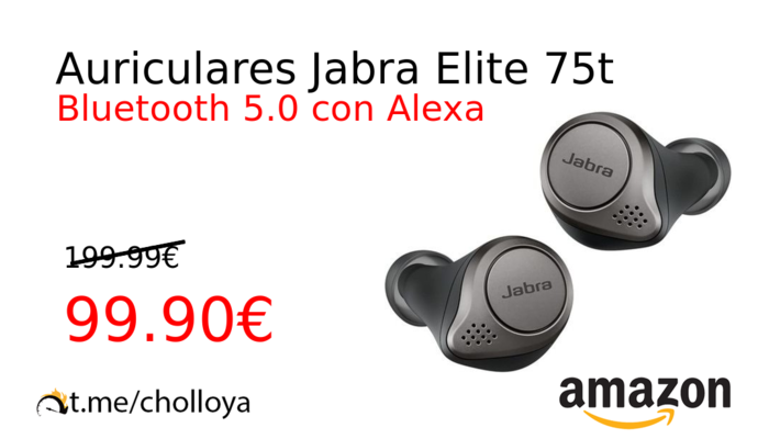 Auriculares Jabra Elite 75t