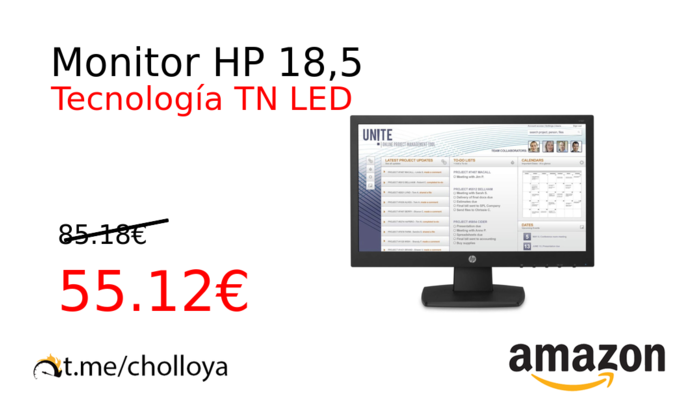 Monitor HP 18,5