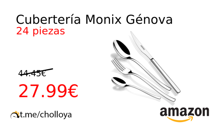 Cubertería Monix Génova 