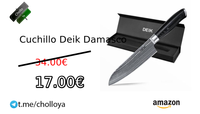 Cuchillo Deik Damasco