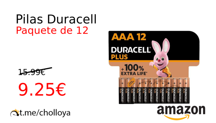 Pilas Duracell