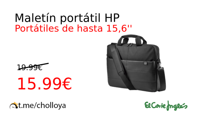 Maletín portátil HP