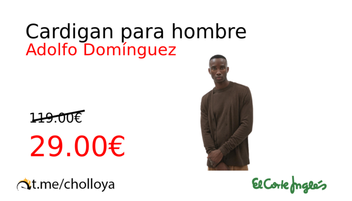 Cardigan para hombre