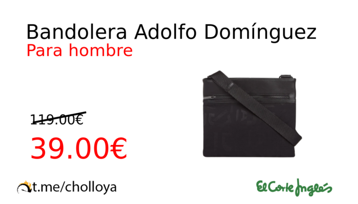 Bandolera Adolfo Domínguez