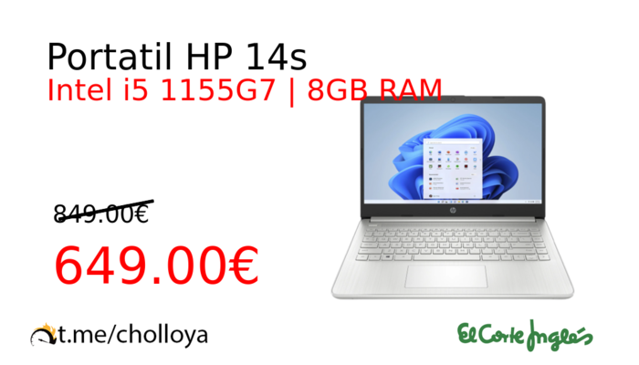 Portatil HP 14s