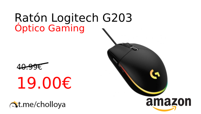 Ratón Logitech G203