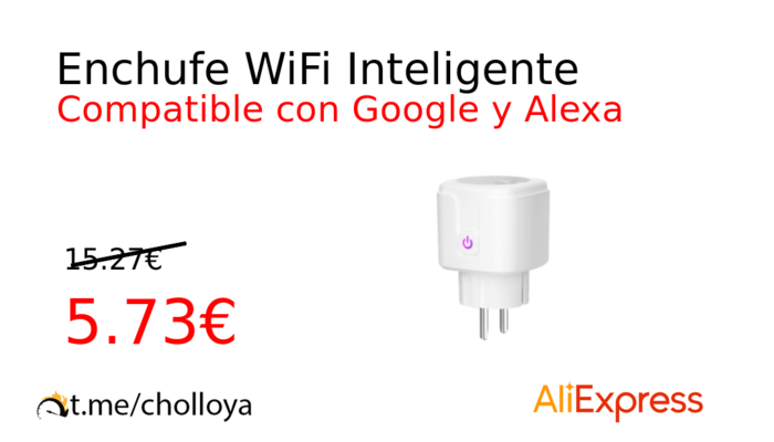 Enchufe WiFi Inteligente