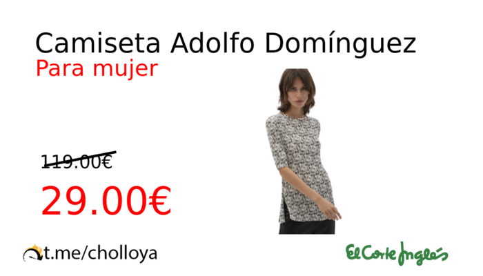 Camiseta Adolfo Domínguez