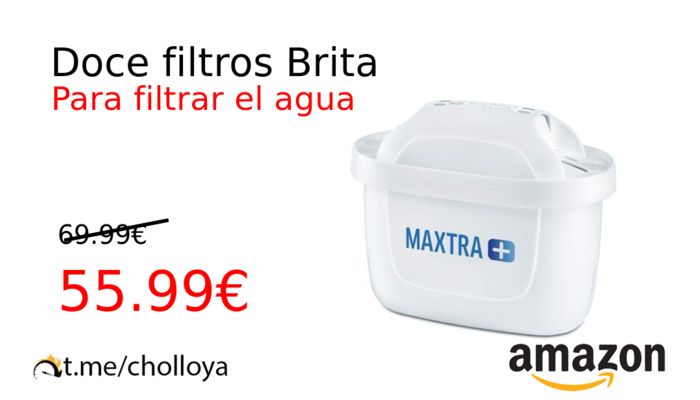 Doce filtros Brita