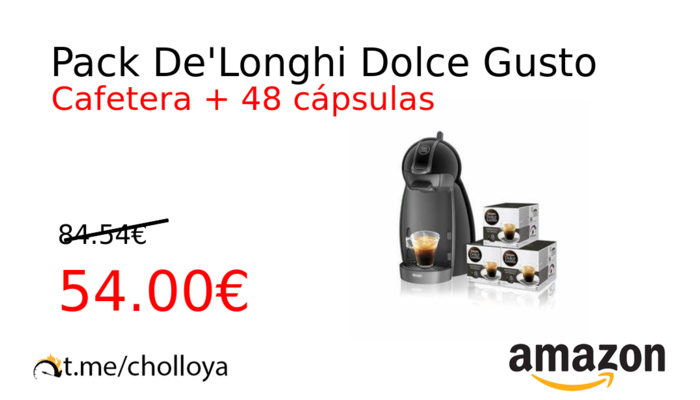 Pack De'Longhi Dolce Gusto