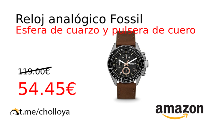 Reloj analógico Fossil