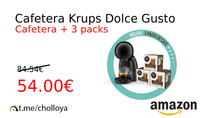 Cafetera Krups Dolce Gusto