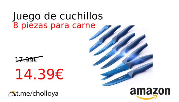 Juego de cuchillos