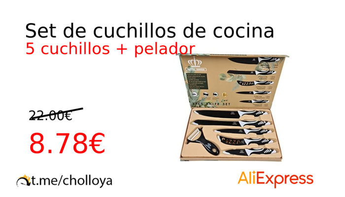 Set de cuchillos de cocina