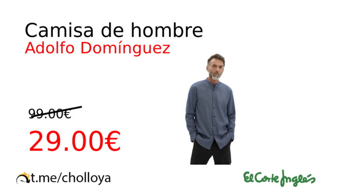 Camisa de hombre