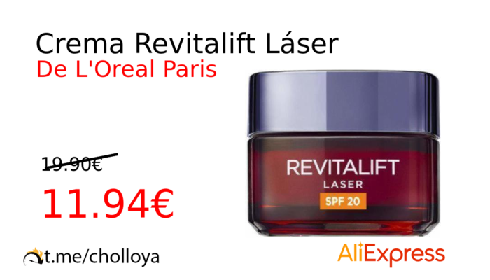 Crema Revitalift Láser