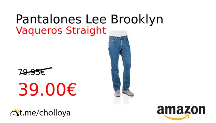 Pantalones Lee Brooklyn