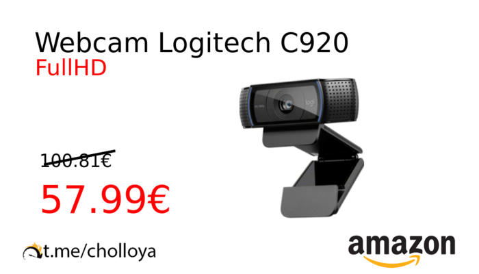 Webcam Logitech C920