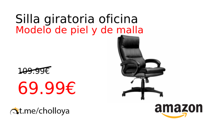 Silla giratoria oficina