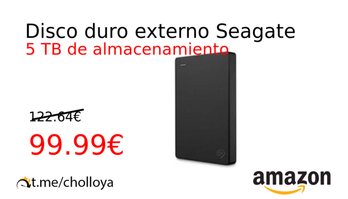 Disco duro externo Seagate