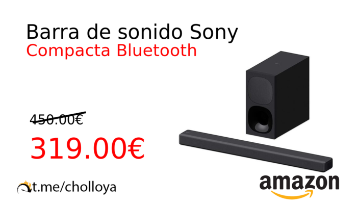 Barra de sonido Sony