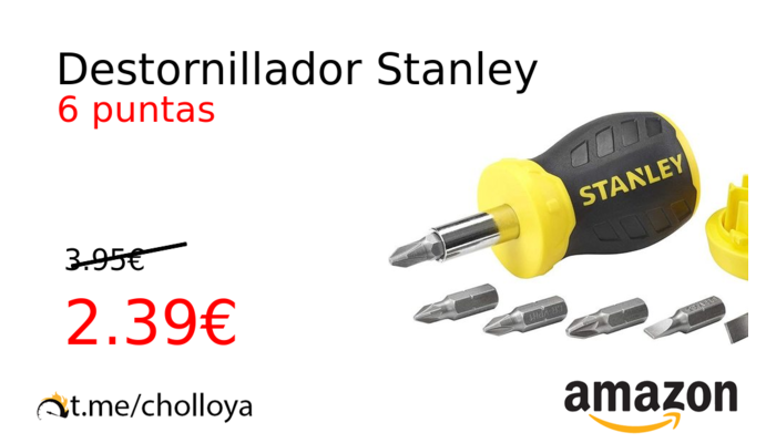 Destornillador Stanley