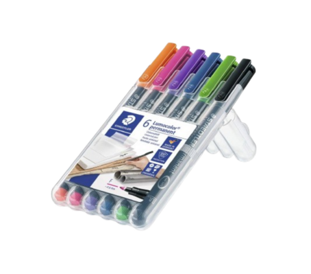 6 Rotuladores Staedler 
