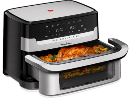 Freidora Dual Flex Moulinex