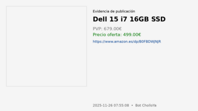 Dell 15 i7 16GB SSD