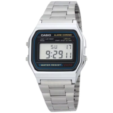 Casio A158WA Plateado