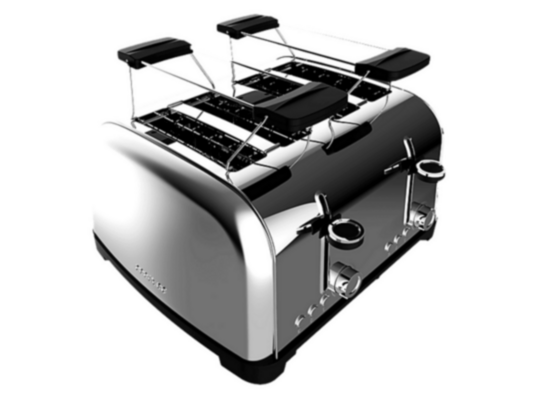 Tostadora Doble Inox Cecotec
