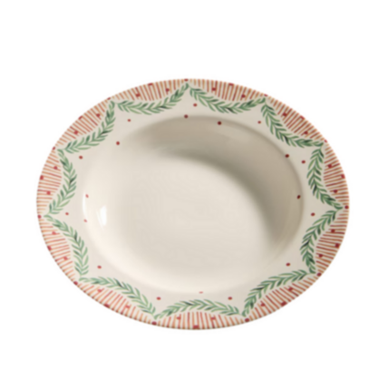 Plato Navideño Árboles